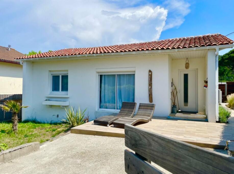 Caporizon-Villa Courant-Terrasse-Proche Plage Mimizan-Plage Exteriör bild